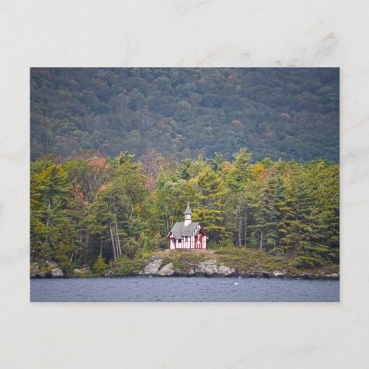 Paulist Chapel op Lake George, New York Briefkaart (Voorkant)