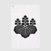 Paulownia met 5-7 bloei golfhanddoek (Voorkant)