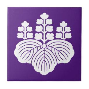 Paulownia met 5-7 bloei tegeltje