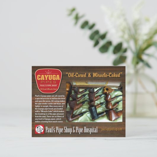 Paul's Cayuga Briefkaart (Staand voorkant)