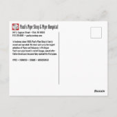 Paul's Cayuga Briefkaart (Achterkant)