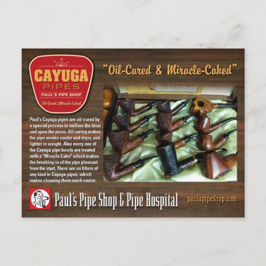 Paul's Cayuga Briefkaart (Voorkant)