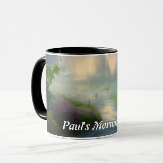 Paul's Morning Tea Gepersonaliseerd  Mok (Voorkant links)