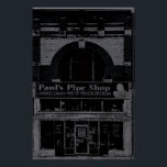 Paul's Pipe Shop Building Perfect Poster<br><div class="desc">Poster of Paul's Pipe Shop & Pipe hospital,  LLC Est. 1928</div>