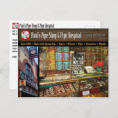 Paul's Pipe Shop Postcard Briefkaart (Voorkant / Achterkant)