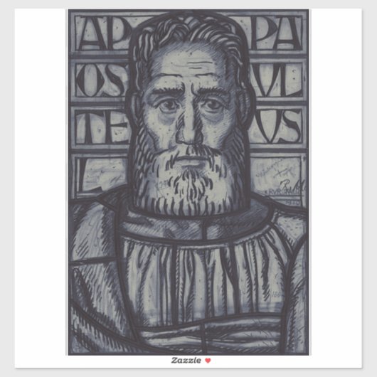 Paulus de apostel, Saul van Tarsus Sticker (Vel)