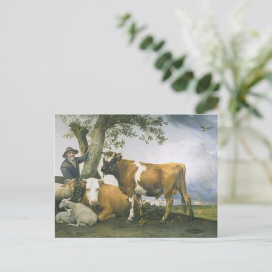 Paulus Potter Briefkaart (Staand voorkant)