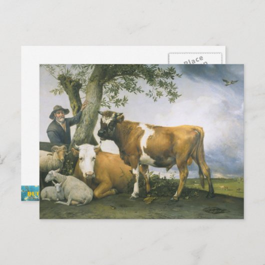 Paulus Potter Briefkaart (Voorkant / Achterkant)