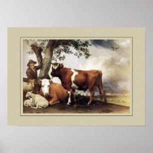 Paulus Potter, Young Bull Poster