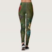 Paulus Theodorus van Brussel - bloemen in een vaas Leggings (Achterkant)