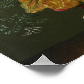 Paulus Theodorus Van Brussel - Flowers In A Vase Poster (Hoek)