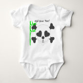 Pauly Panda Baby Skull Romper (Voorkant)