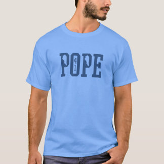 Paus 41 Kentucky blauwe lettertype T-shirt