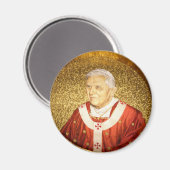 Paus Benedict XVI mosaic Magnet (Voorkant / Achterkant)
