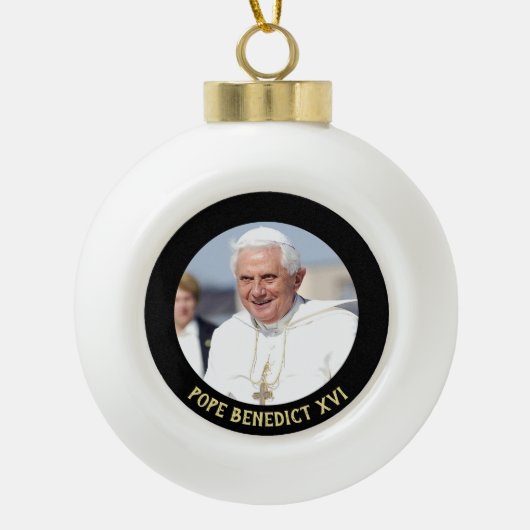 Paus Benedict XVI Ornament kerstboom (Voorkant)