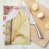 Paus Benedict XVI T-Shirt Theedoek (Quarter Fold)