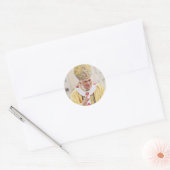 Paus Benedictus XVI de leraar van de waarheid Ronde Sticker (Envelop)