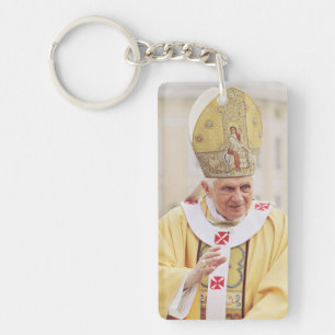 Paus Benedictus XVI de leraar van de waarheid Sleutelhanger