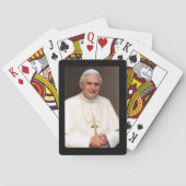 Paus Benedictus XVI-speelkaarten Speelkaarten (Achterkant)