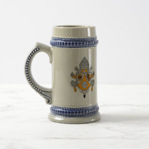 Paus Benedictus XVI Stein - Crest 001 Bierpul
