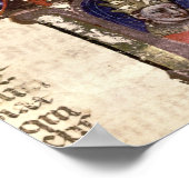 Paus Boniface VIII voorzitter over een Poster (Hoek)