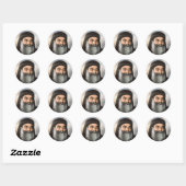 Paus Cyril VI Ronde Sticker (Vel)