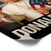 Paus en President Donald Trump Poster (Hoek)