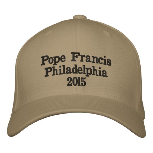 Paus Franciscus Baseball Pet (Voorkant)