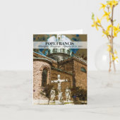 Paus Franciscus bezoekt briefkaart Philadelphia (Gele Bloem)