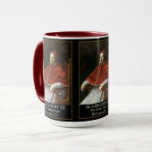 Paus Gregorius III "De Syrische Paus" Geschenkmok Mok (Voorkant links)