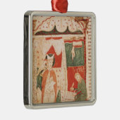 Paus Gregory I de Grote Metalen Ornament (Rechts)