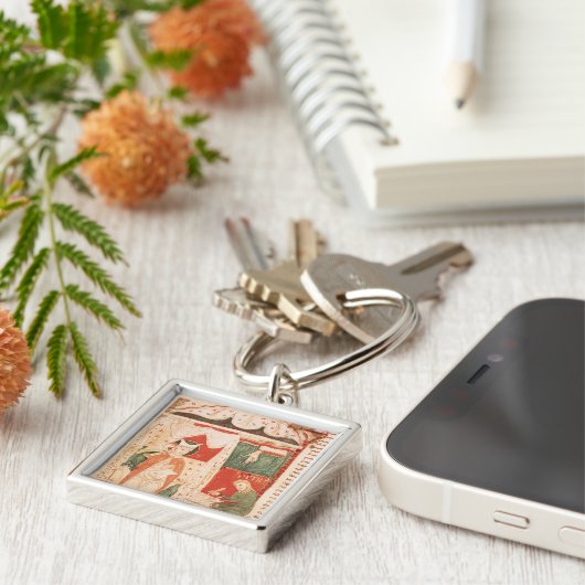 Paus Gregory I de Grote Sleutelhanger (Zijkant)