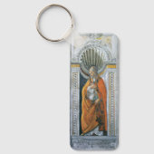 Paus Heilige Sixtus II door Sandro Botticelli Sleutelhanger (Voorkant)