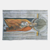 Paus Heilige Sixtus II door Sandro Botticelli Theedoek (Horizontaal)