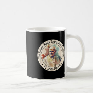 Paus Johannes Paulus II Beroemde Katholieke Heilig Koffiemok