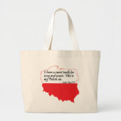 Paus Johannes Paulus II Citaat Grote Tote Bag (Voorkant)