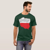 Paus Johannes Paulus II Citaat T-shirt (Voorkant volledig)