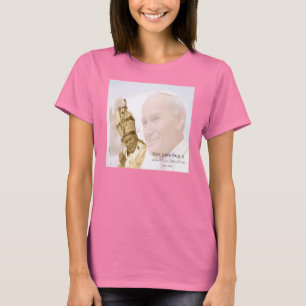 Paus Johannes Paulus II Collage T-Shirt