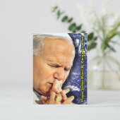 Paus Johannes Paulus II Gebed Kaart (Staand voorkant)