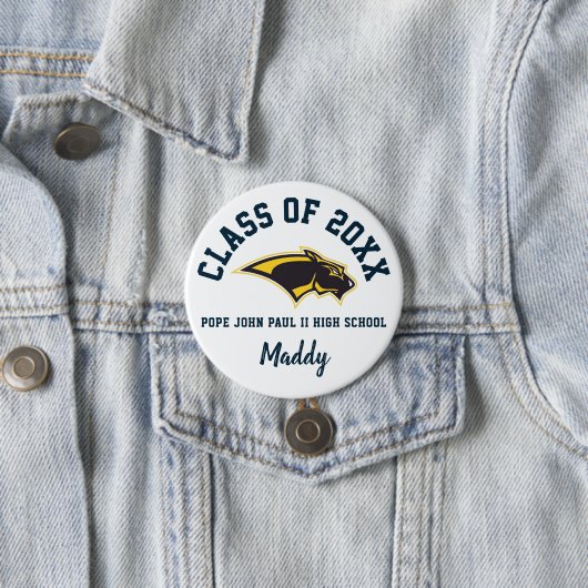 Paus Johannes Paulus II High School Button Logo Cu (In situ)