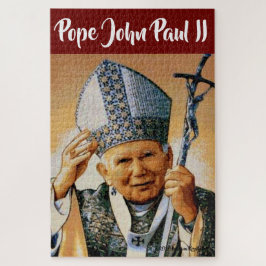 Paus Johannes Paulus II JIGSAW PUZZZLE...DE POOLSE Legpuzzel