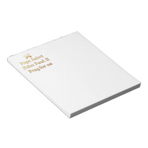 Paus Johannes Paulus II Pray voor ons Notitieblok