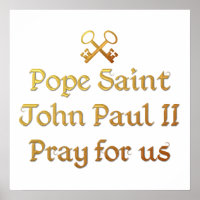 Paus Johannes Paulus II Pray voor ons