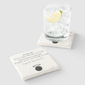 Paus Johannes Paulus II Quote Stone Onderzetter (Zijkant)