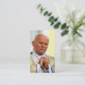 Paus Johannes Paulus II zaligverklaring Kaart Visitekaartje (Staand voorkant)