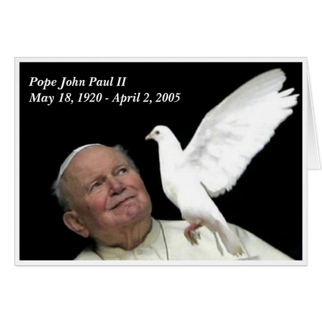 Paus John Paul II (Voorkant Horizontaal)