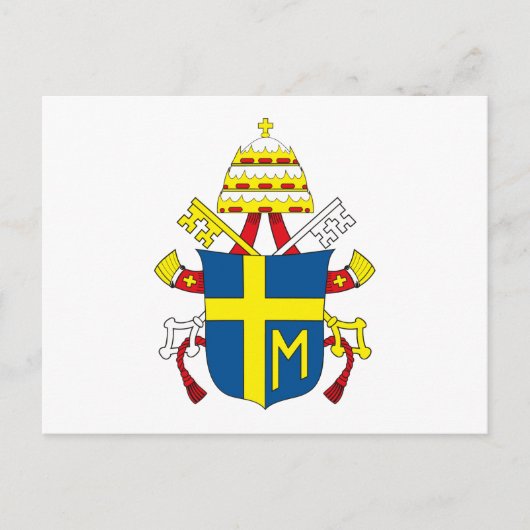 Paus John Paul II Briefkaart (Voorkant)