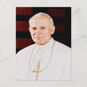 Paus John Paul II Briefkaart