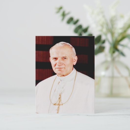 Paus John Paul II Briefkaart (Staand voorkant)
