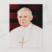 Paus John Paul II Briefkaart (Voorkant)